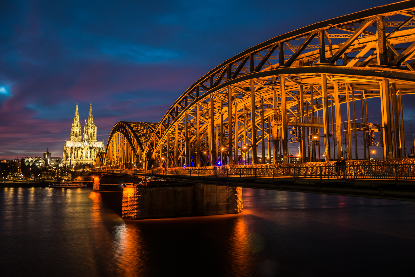 Castle Bridge at Night